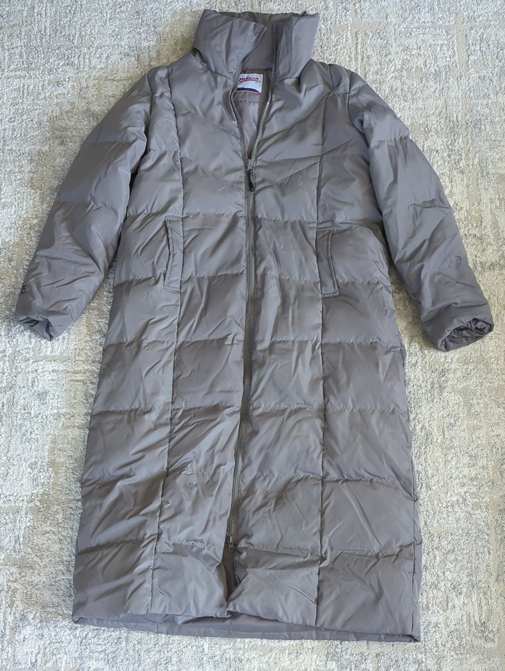 The American Outdoorsman Duck Down Long Puffer Coat Size Small